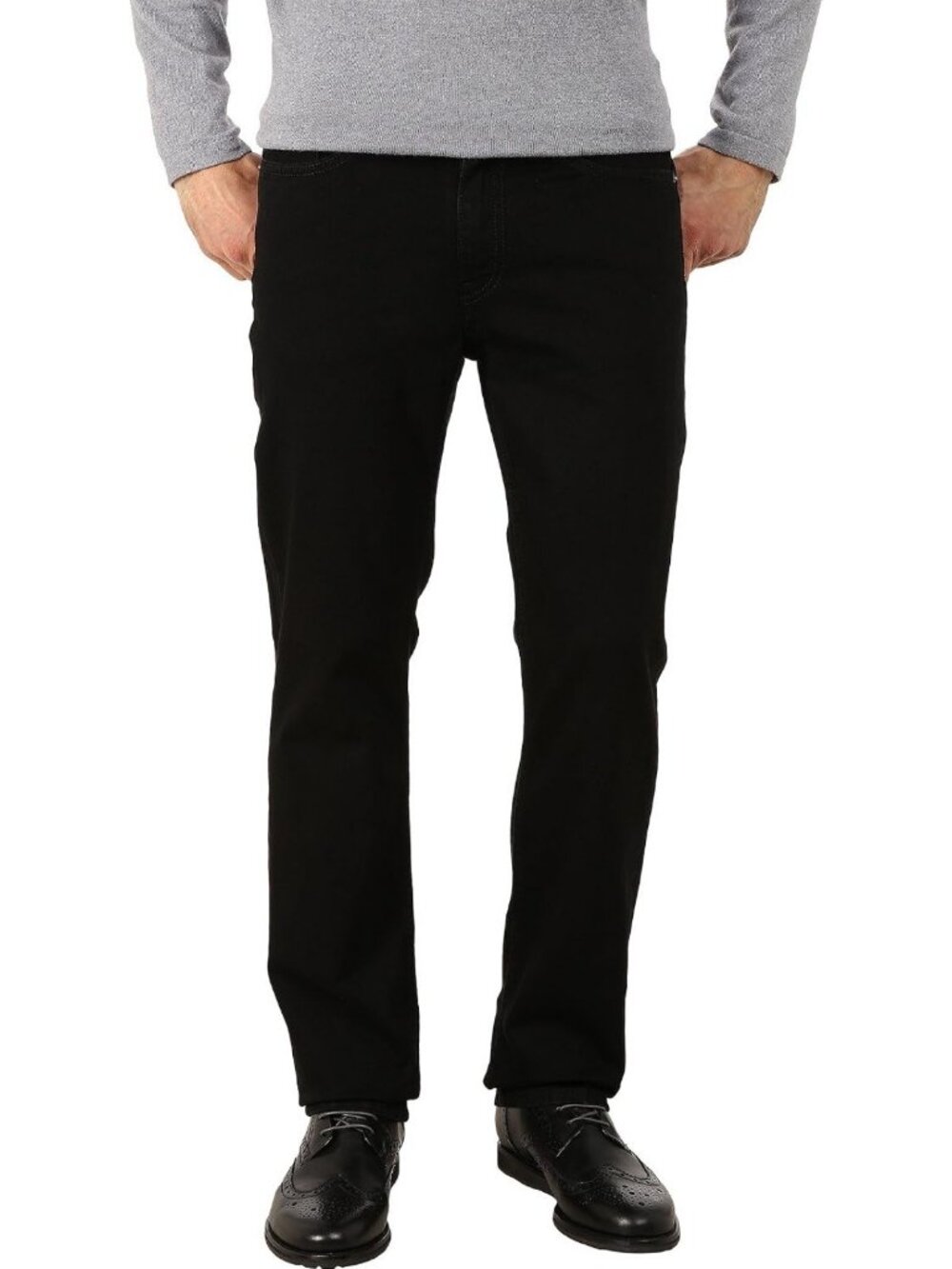 Men's Straight Fit Jeans - Classic Denim, Versatile Style, Comfortable Fit